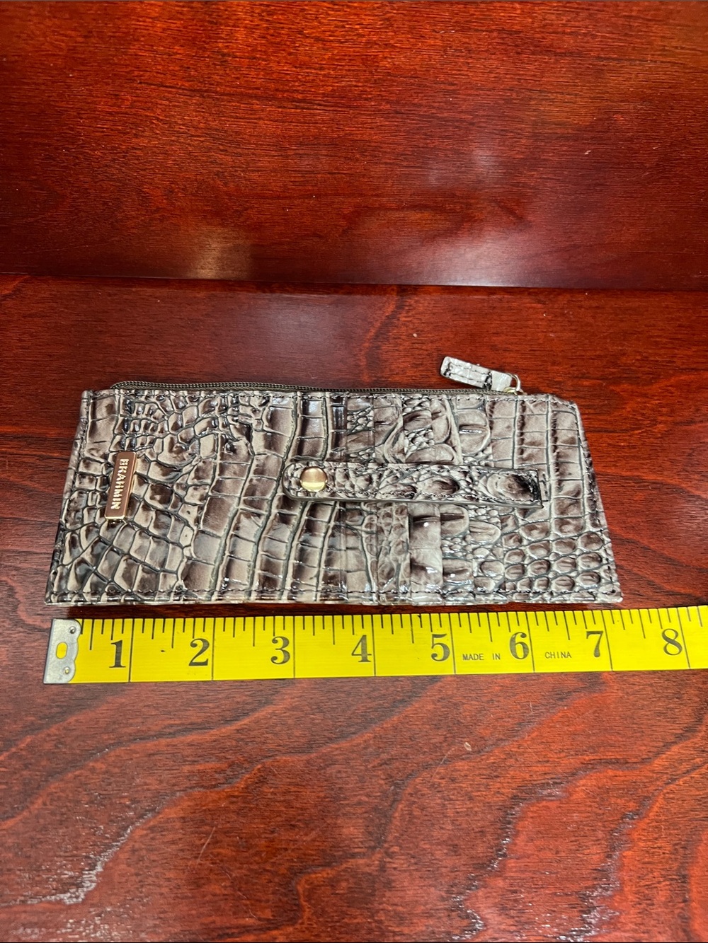 Brahmin Wallet Embossed Brown - Picture 5 of 5